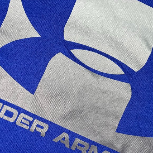 Men's Large Under Armour HeatGear Loose Fitting Blue T-Shirt - Picture 3 of 10